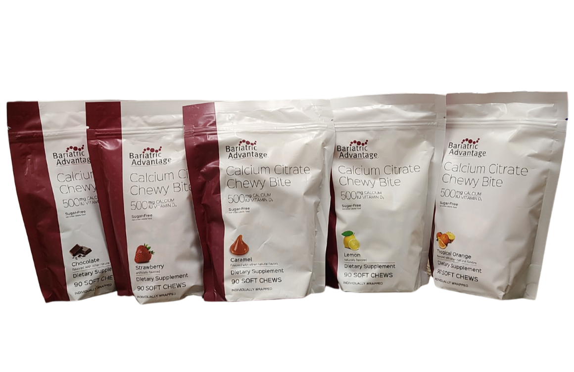 bariatric advantage calcium citrate chewy bites 500mg