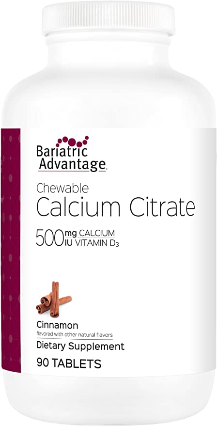 Bariatric Advantage Calcium Citrate Chewable 500mg