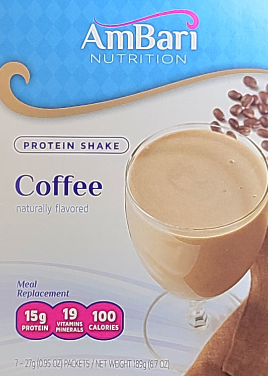 coffee flavored protein shake