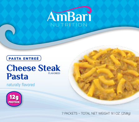 AmBari Nutrition CheeseSteak Pasta Meal Box