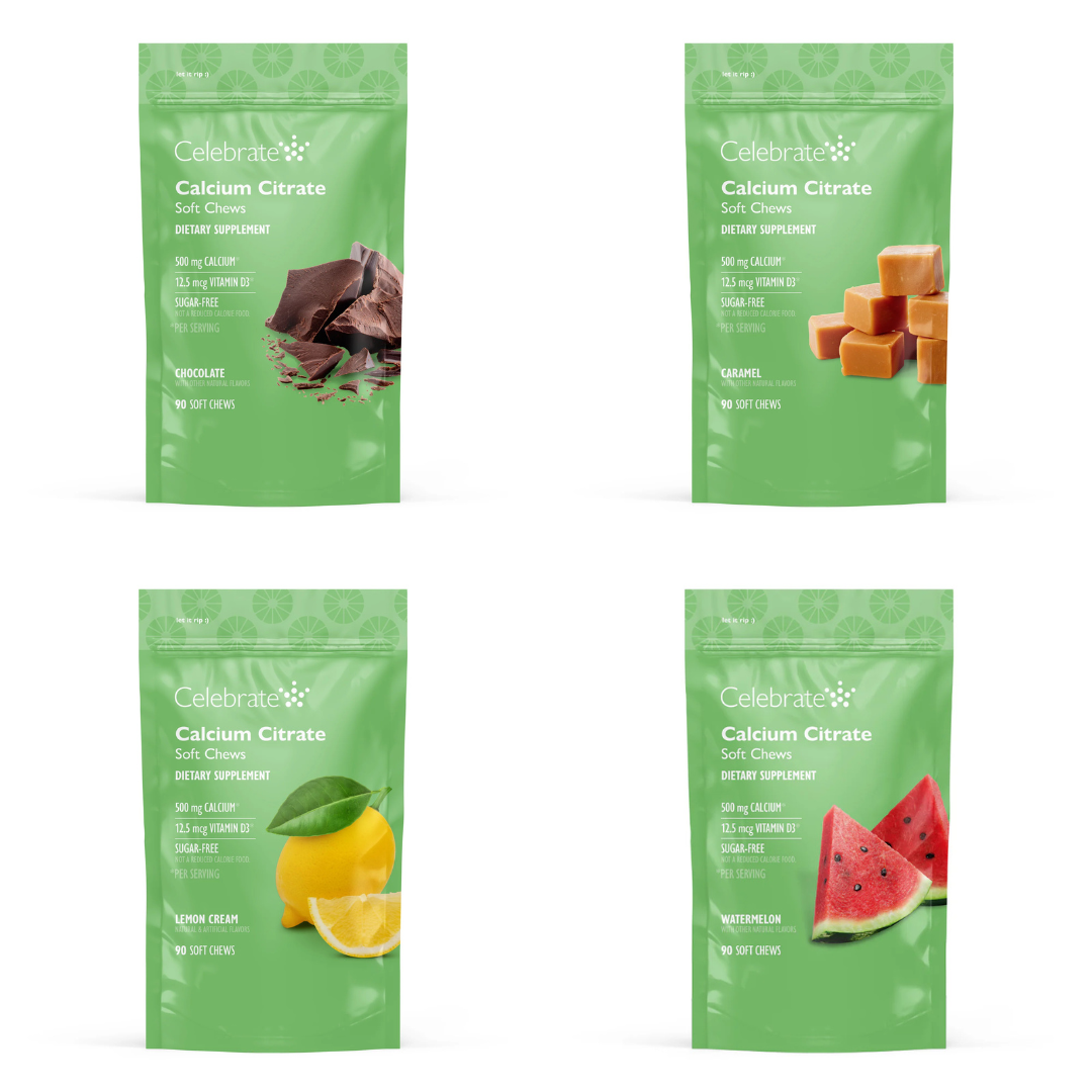 Calcium Citrate SOFT Chews - Celebrate