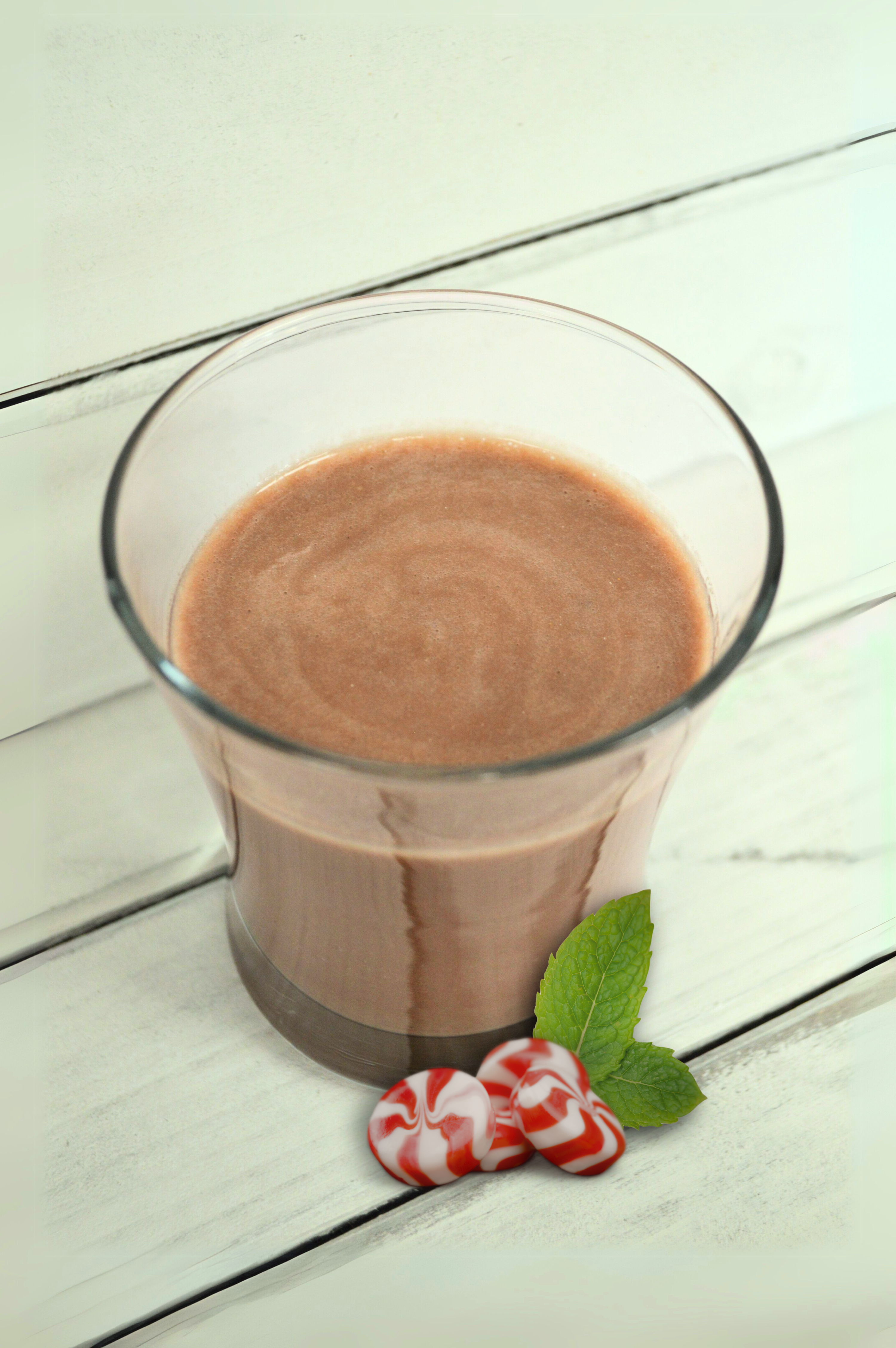 mint chocolate protein shake