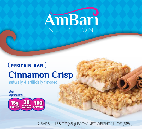 Crispy Cinnamon Protein Bars