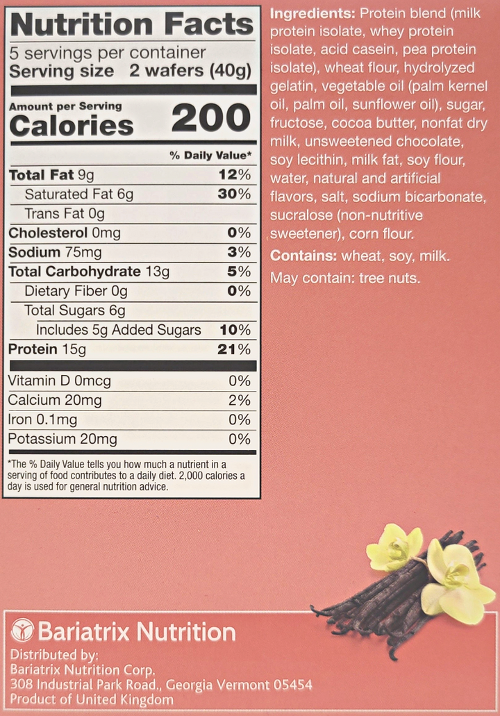 Bariatrix ProtiSquare Wafers Bariatric Food Source