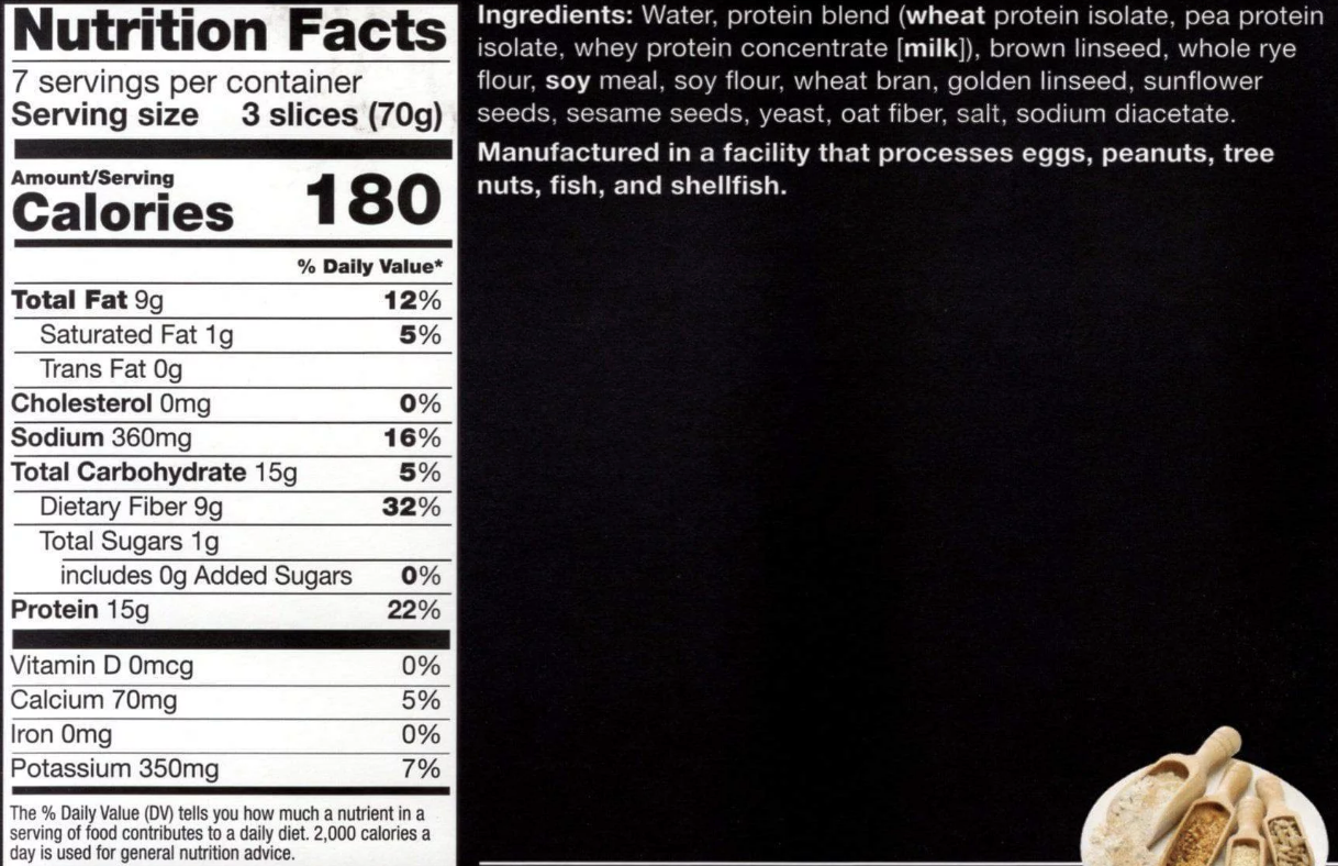 High Protein Brown Bread - Proti