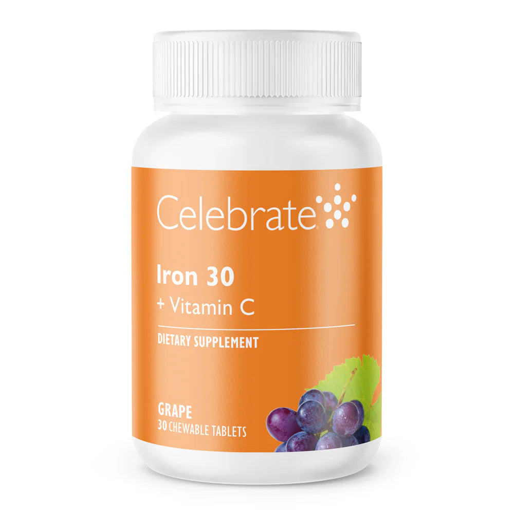 Iron + Vitamin C Chewable Grape - Celebrate