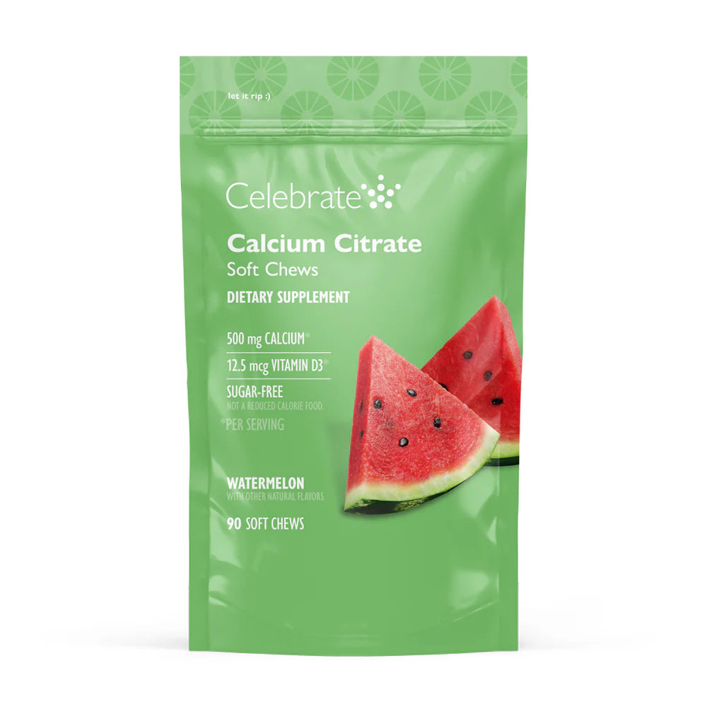 Calcium Citrate SOFT Chews - Celebrate
