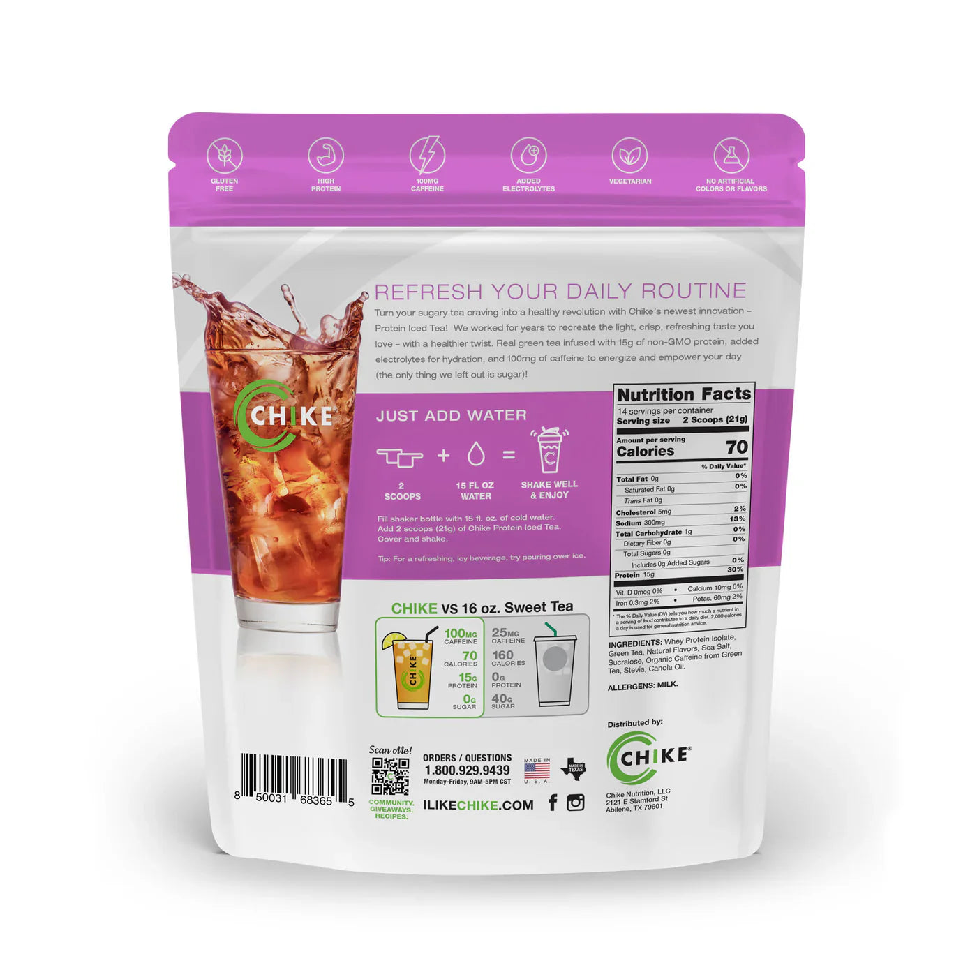Chike Protein Iced Tea BAG