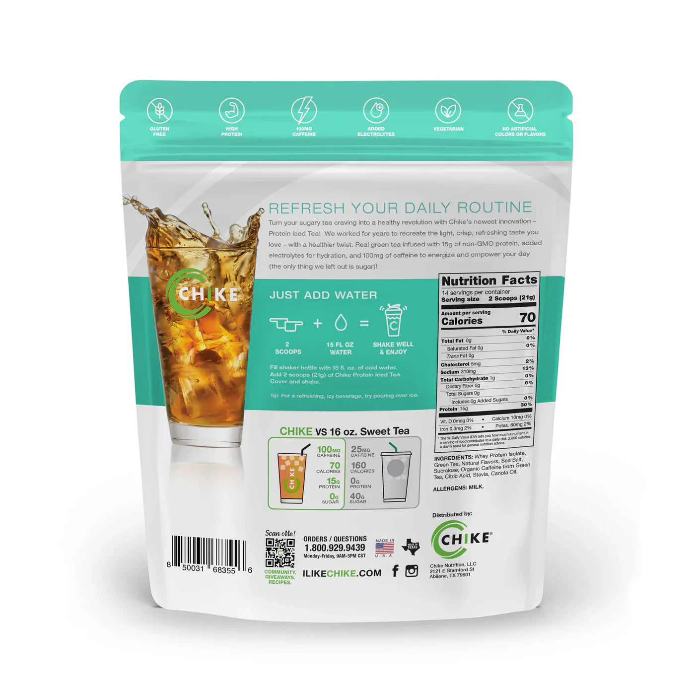 Chike Protein Iced Tea BAG