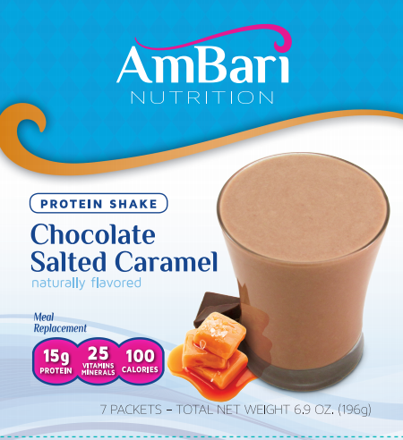 chocolate salted caramel protein shake