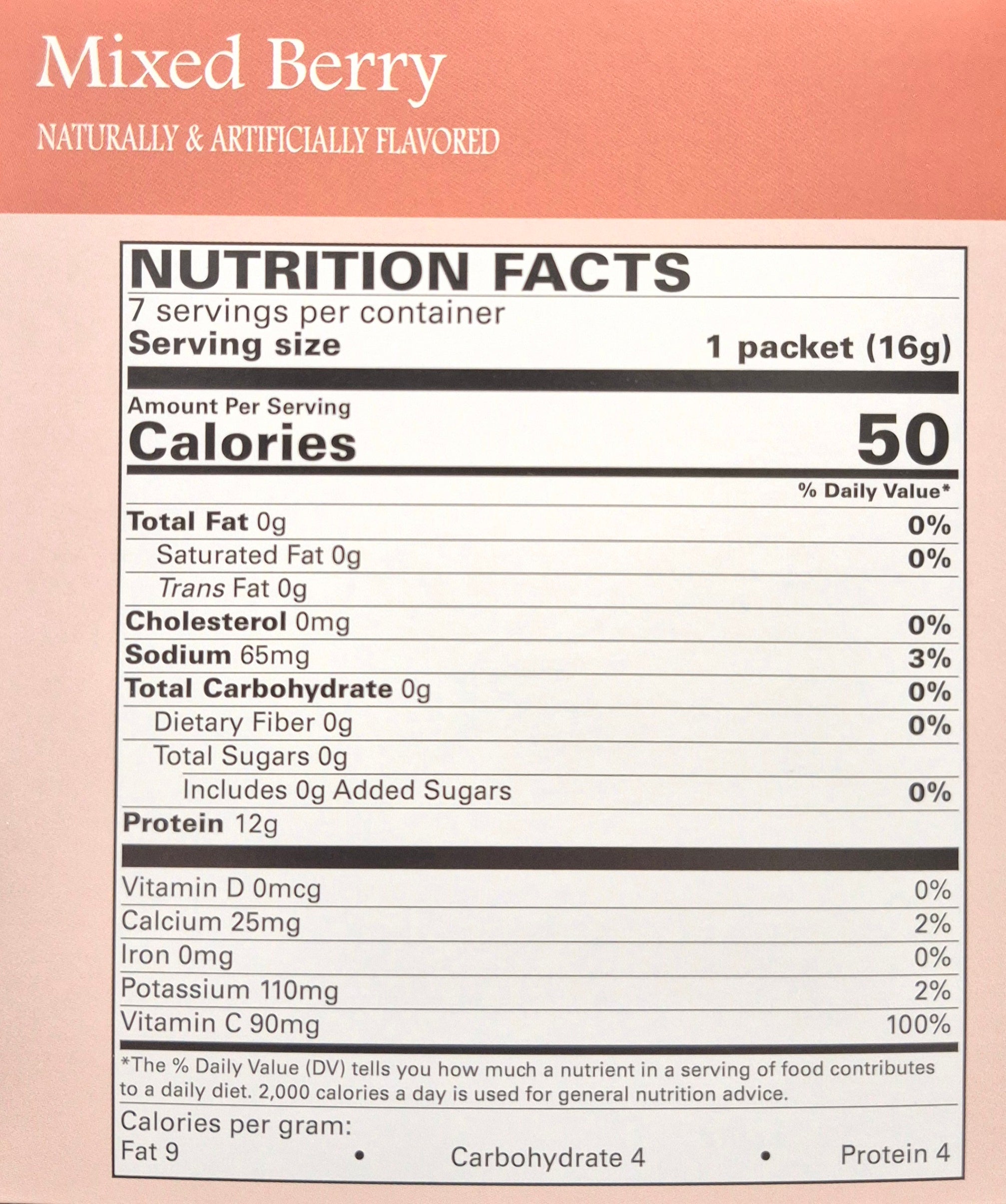 Mixed Berry Fruit Drink