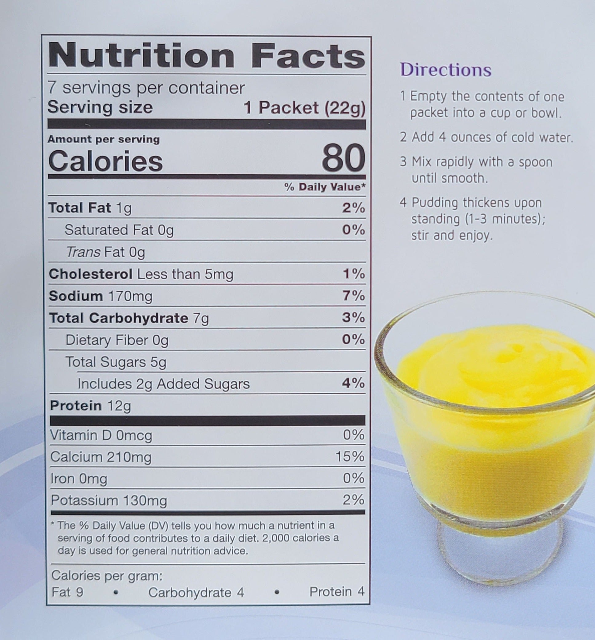 Lemon Creme Pudding