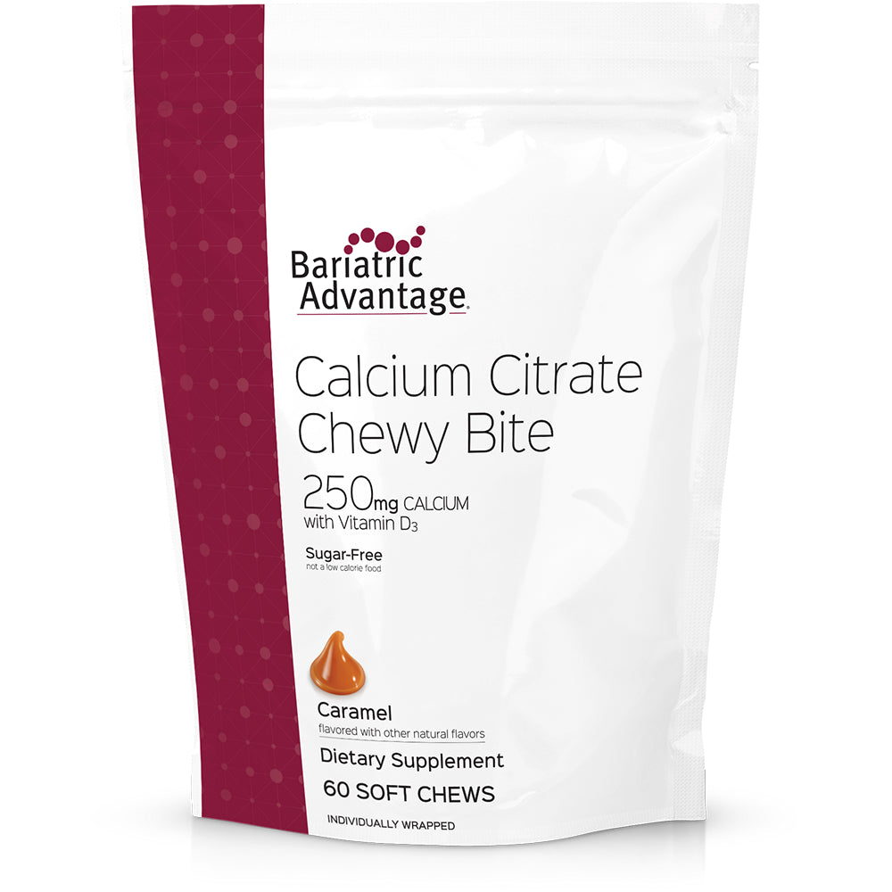 Bariatric Advantage 250mg Caramel Calcium Chewy Bites