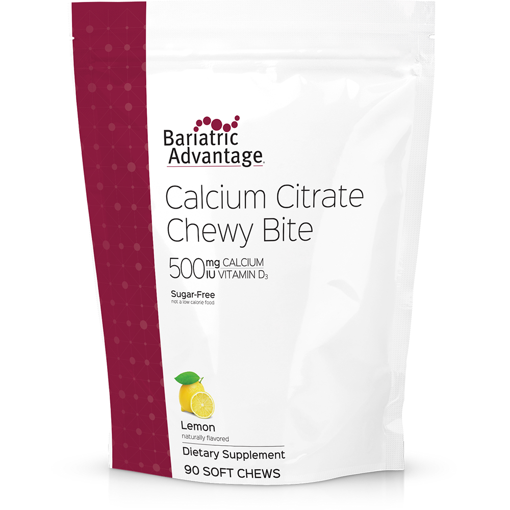 Bariatric Advantage Calcium Chewy Bites 500mg BAG