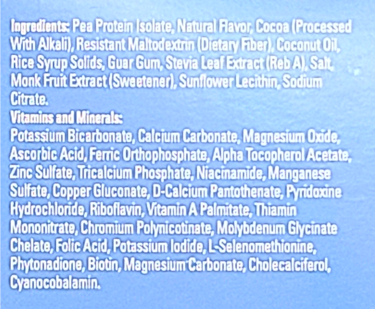 Chocolate Shake - Pea Protein
