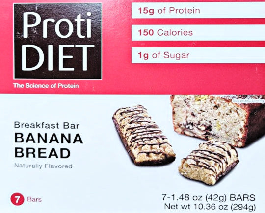 Banana Bread Bar - ProtiDiet