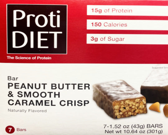 Peanut Butter Caramel Crisp Bar - ProtiDiet