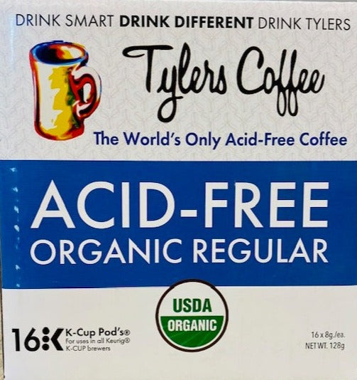 Tyler's REGULAR - K-Cup Acid Free Coffee