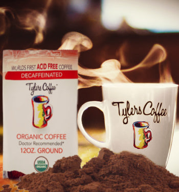 Tyler's DECAFFEINATED Acid Free Ground Coffee